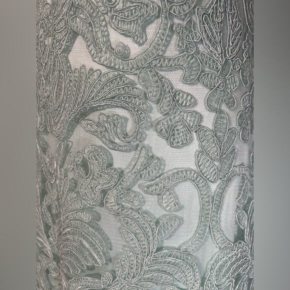 Tadashi Shoji Sanda Embroidered Mint Dress | 8 - Picture 5 of 16